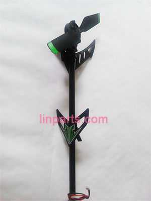 LinParts.com - WLtoys WL V912 Spare Parts: Whole Tail Unit Module(Green)